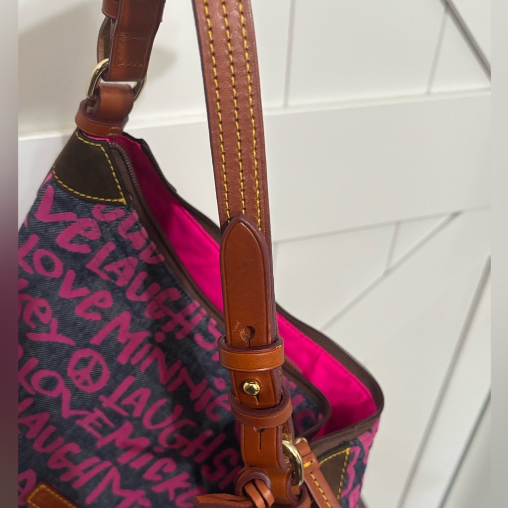 NWOT *RARE* Peace Love Mickey Dooney & Bourke Shoulder Bag - Picture 14 of 16